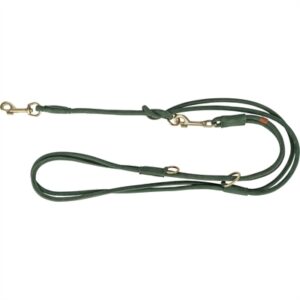 Trixie Hondenriem Leer Verstelbaar Pure Rond Saliegroen (200X1 CM)