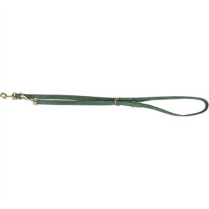 Trixie Hondenriem Leer Verstelbaar Pure Saliegroen (S-M 200X1,5 CM)